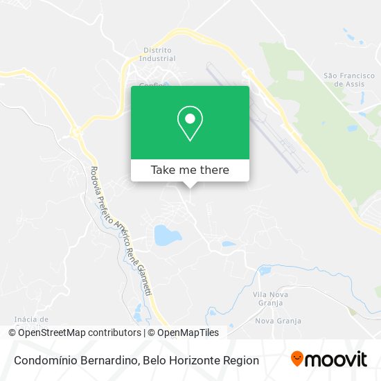Condomínio Bernardino map