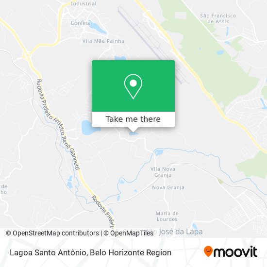 Lagoa Santo Antônio map