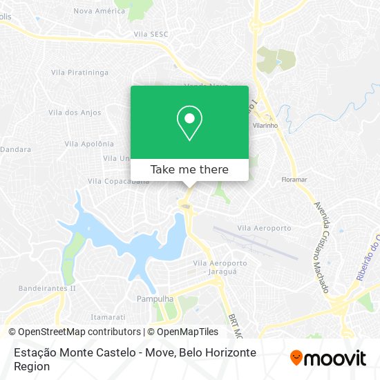 Estação Monte Castelo - Move map