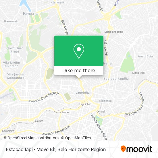 Estação Iapi - Move Bh map