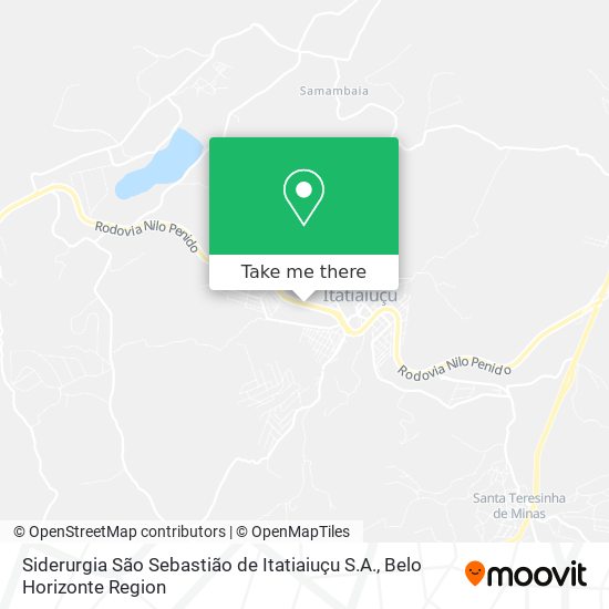 Siderurgia São Sebastião de Itatiaiuçu S.A. map