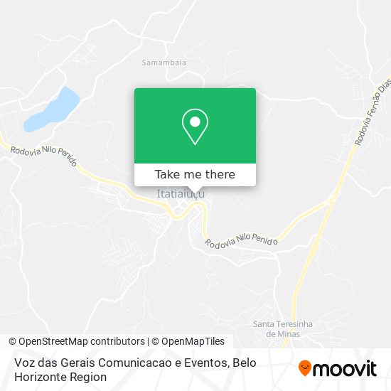 Voz das Gerais Comunicacao e Eventos map