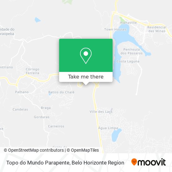 Topo do Mundo Parapente map