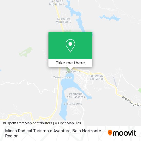 Minas Radical Turismo e Aventura map
