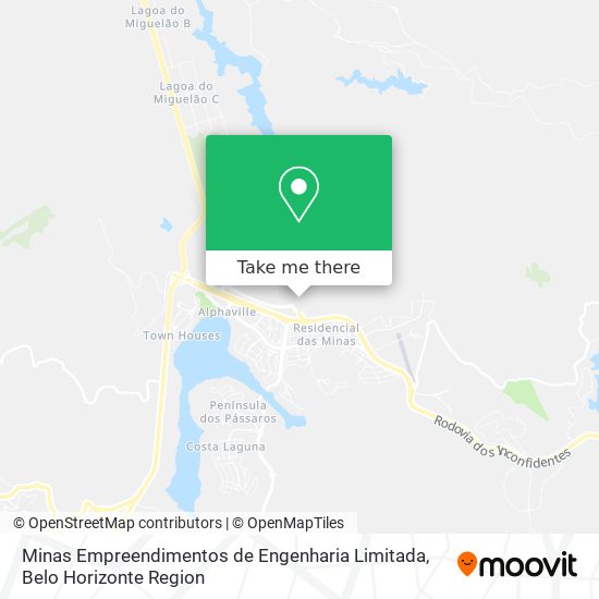Minas Empreendimentos de Engenharia Limitada map
