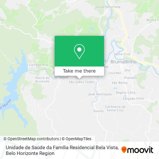 Unidade de Saúde da Família Residencial Bela Vista map