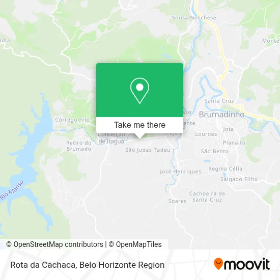 Rota da Cachaca map