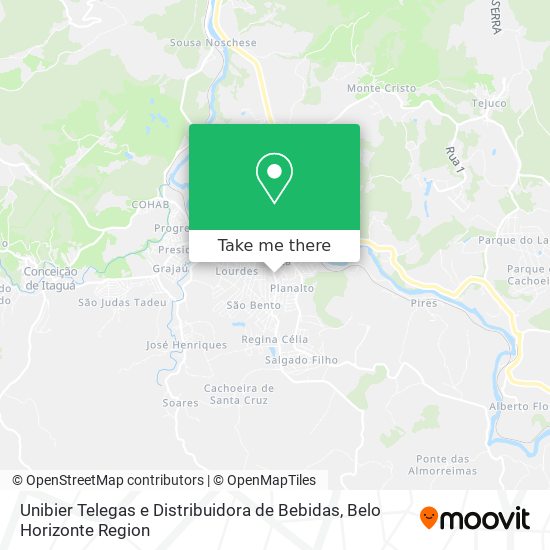 Unibier Telegas e Distribuidora de Bebidas map