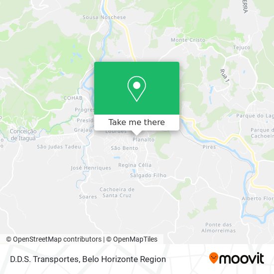 D.D.S. Transportes map