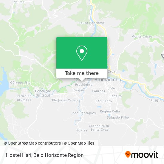 Hostel Hari map