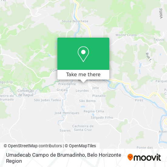 Umadecab Campo de Brumadinho map