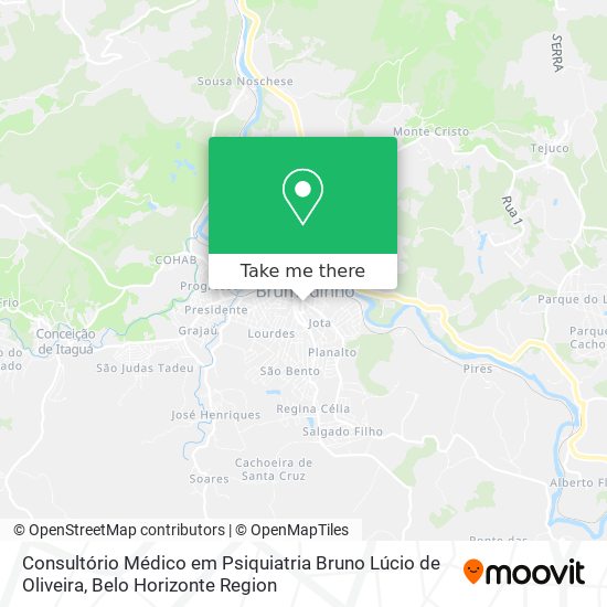 Consultório Médico em Psiquiatria Bruno Lúcio de Oliveira map