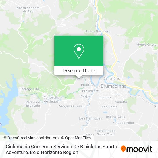 Ciclomania Comercio Servicos De Bicicletas Sports Adventure map
