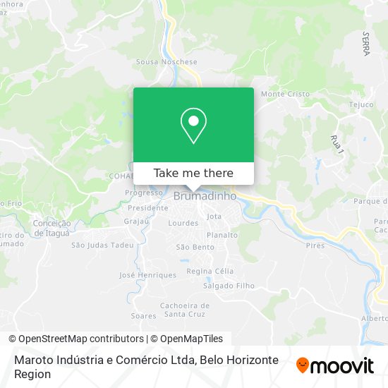 Maroto Indústria e Comércio Ltda map