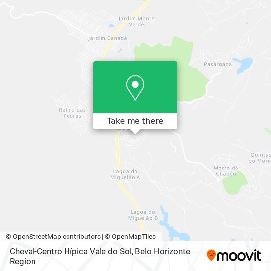 Cheval-Centro Hípica Vale do Sol map