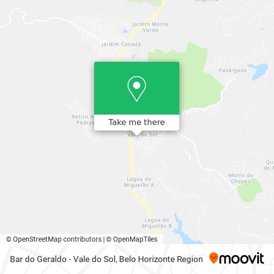Bar do Geraldo - Vale do Sol map
