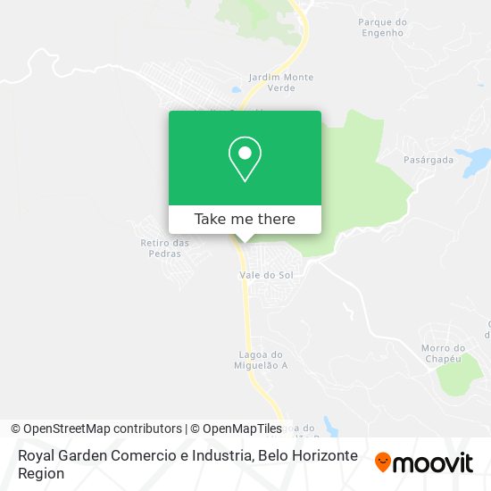 Royal Garden Comercio e Industria map
