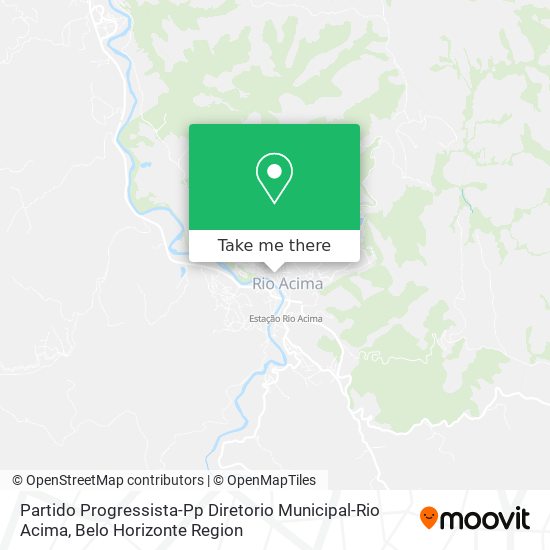 Partido Progressista-Pp Diretorio Municipal-Rio Acima map