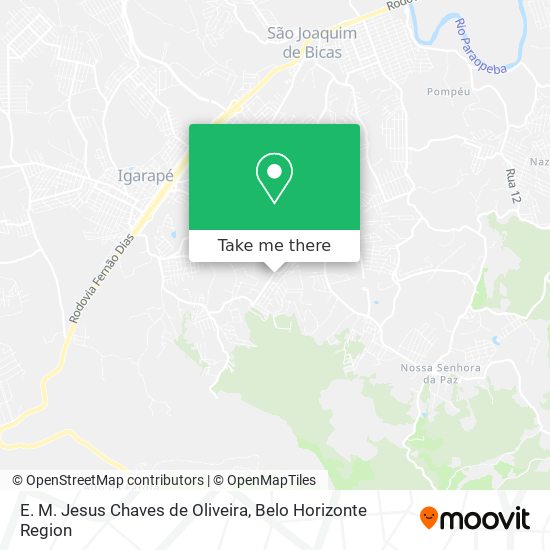 E. M. Jesus Chaves de Oliveira map