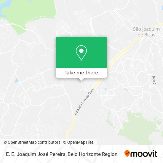 E. E. Joaquim José Pereira map