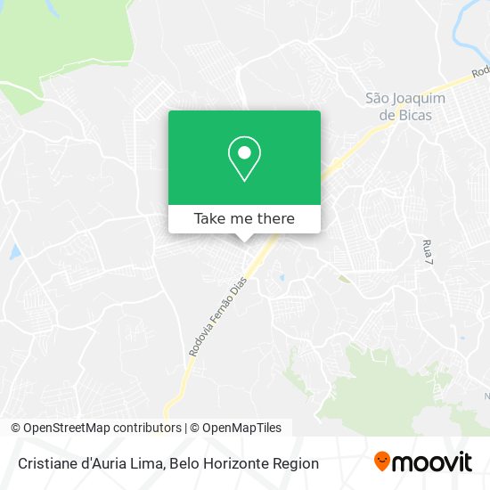 Cristiane d'Auria Lima map