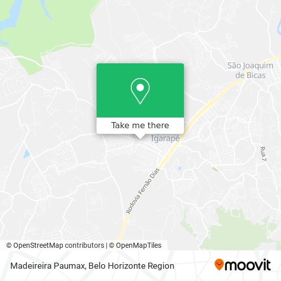 Madeireira Paumax map