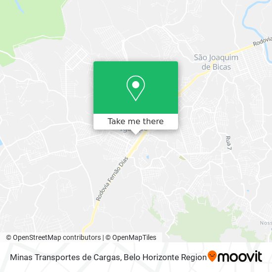 Minas Transportes de Cargas map