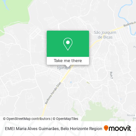 EMEI Maria Alves Guimarães map