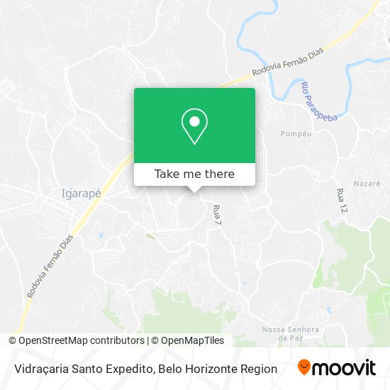 Vidraçaria Santo Expedito map