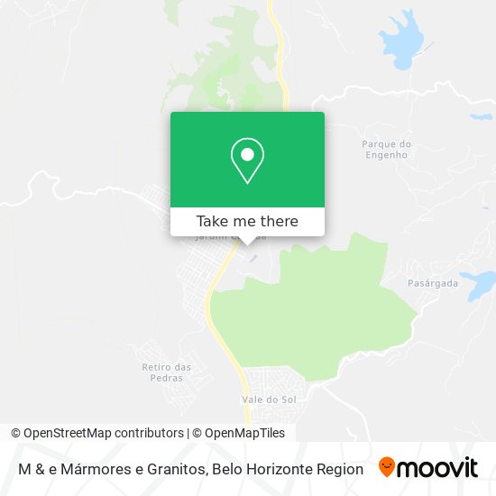 M & e Mármores e Granitos map