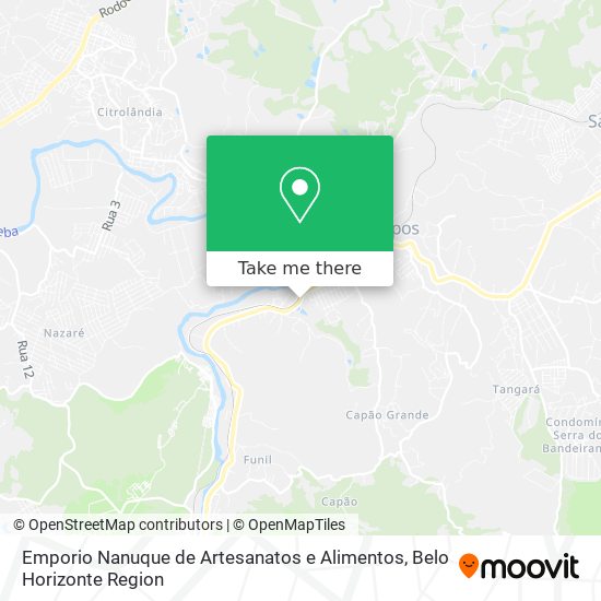 Emporio Nanuque de Artesanatos e Alimentos map