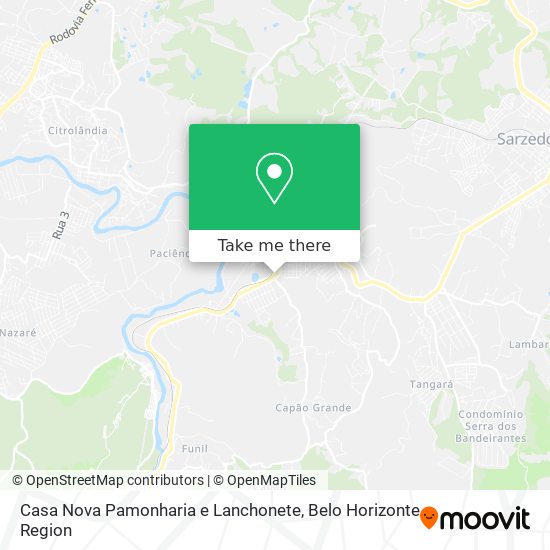 Casa Nova Pamonharia e Lanchonete map