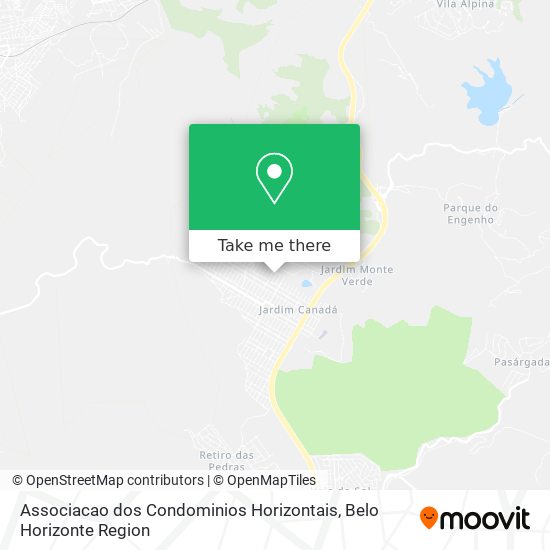 Associacao dos Condominios Horizontais map