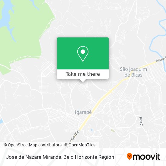 Jose de Nazare Miranda map