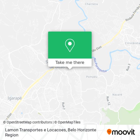 Lamon Transportes e Locacoes map