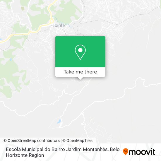 Escola Municipal do Bairro Jardim Montanhês map