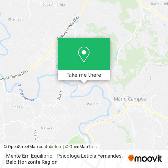 Mente Em Equilíbrio - Psicóloga Letícia Fernandes map