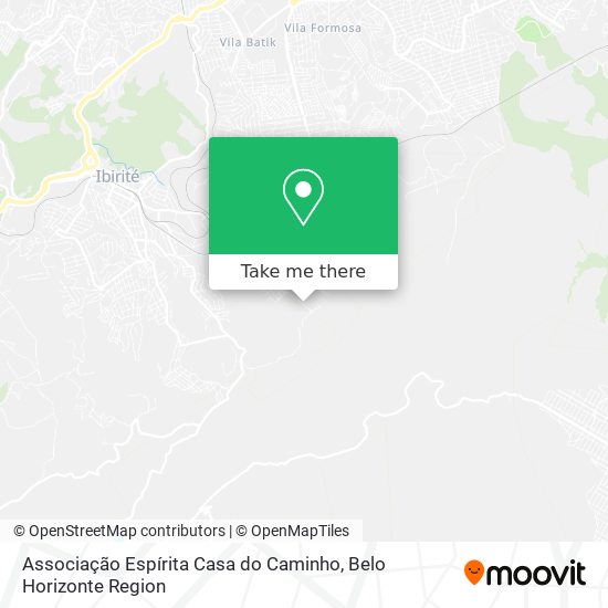 Associação Espírita Casa do Caminho map