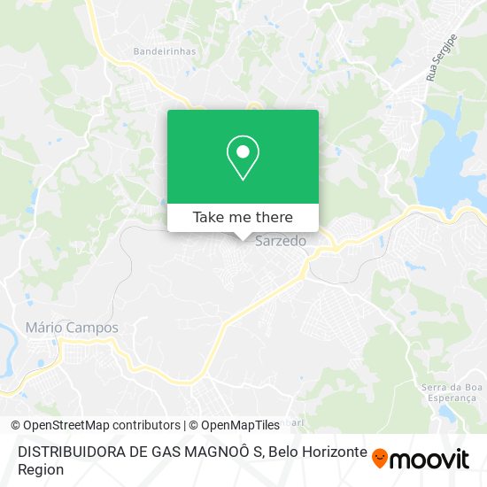 DISTRIBUIDORA DE GAS MAGNOÔ S map