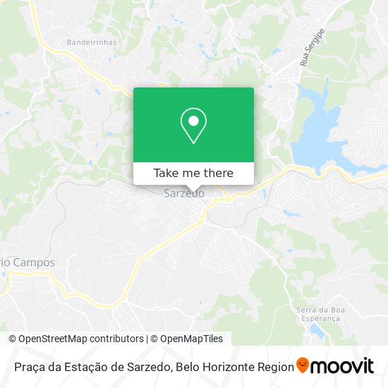 Praça da Estação de Sarzedo map