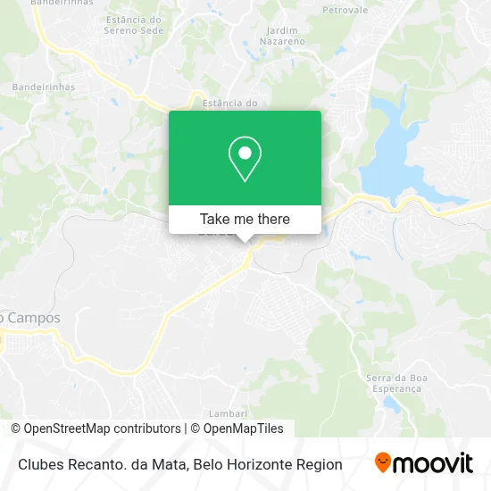 Clubes Recanto. da Mata map