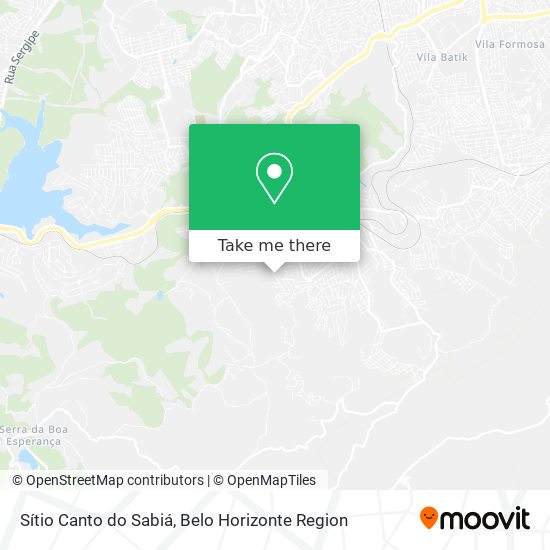 Sítio Canto do Sabiá map