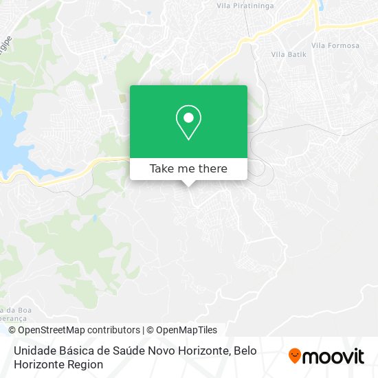 Unidade Básica de Saúde Novo Horizonte map