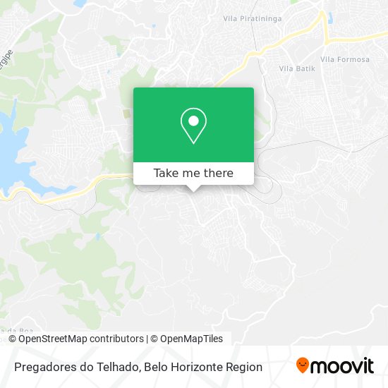 Pregadores do Telhado map