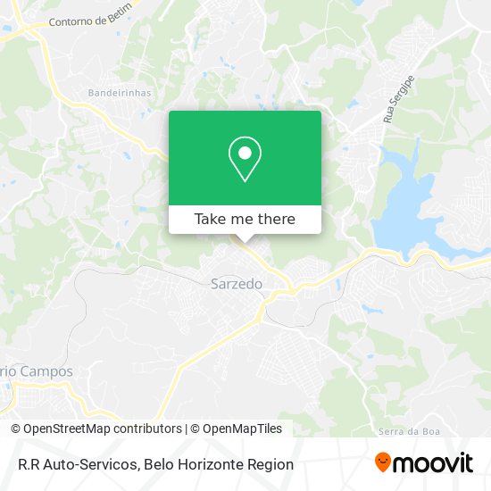 R.R Auto-Servicos map