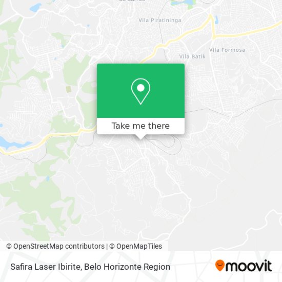 Safira Laser Ibirite map