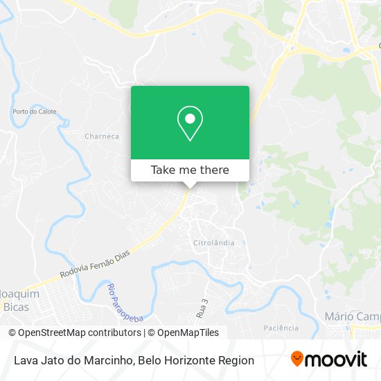 Lava Jato do Marcinho map