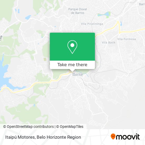 Itaipú Motores map