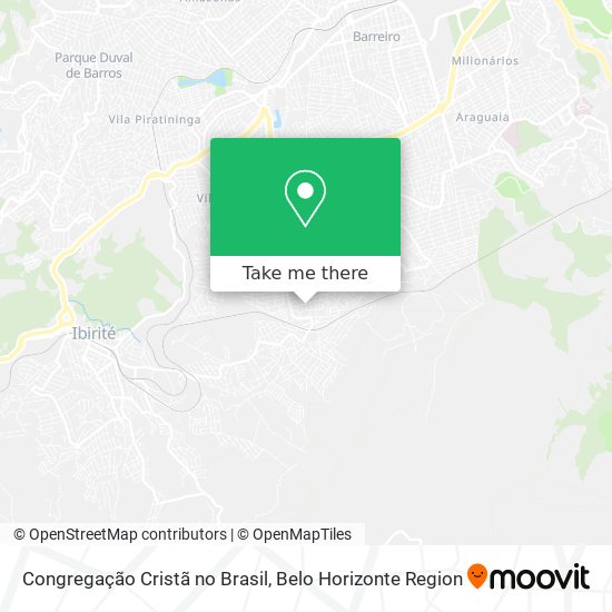 Congregação Cristã no Brasil map