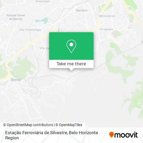 Estação Ferroviária de Silvestre map